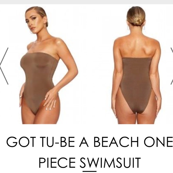 Naked Wardrobe strapless monokini bodysuit combo - Picture 7 of 8